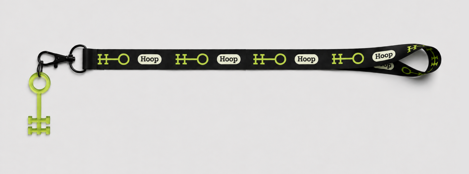 Брендированный ланьярд и ключ Hoop